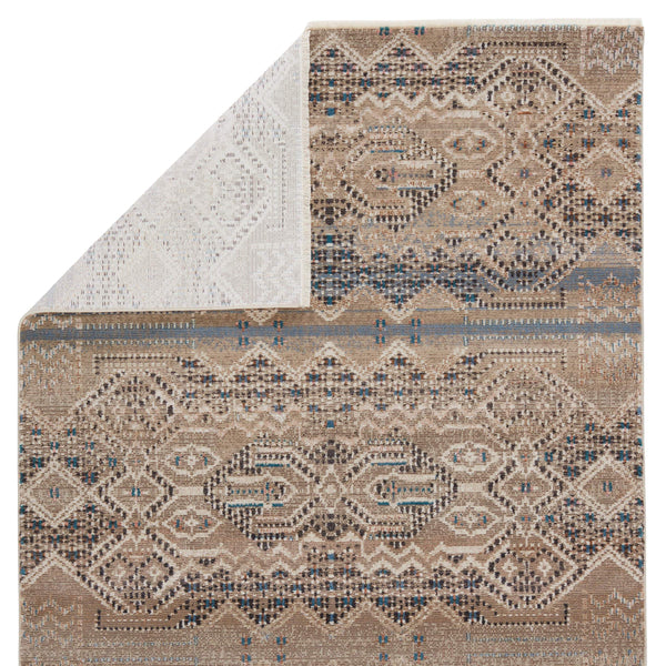 Jaipur Living Nikki Chu Sanaa Tribal Runner Rug Polypropylene Geometric Fringe Hallway Accent Tan RUG151421