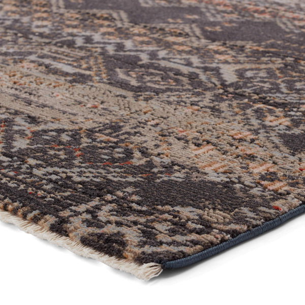 Jaipur Living Nikki Chu Sanaa Tribal Runner Rug Polypropylene Geometric Fringe Hallway Accent Black RUG151426
