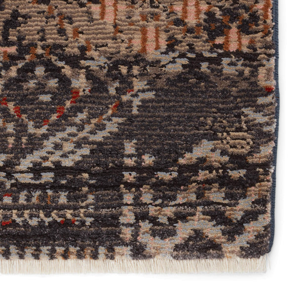 Jaipur Living Nikki Chu Sanaa Tribal Runner Rug Polypropylene Geometric Fringe Hallway Accent Black RUG151426