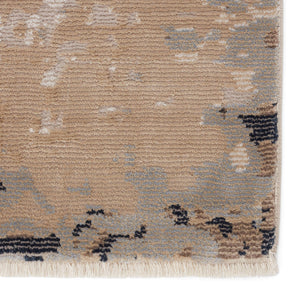 Jaipur Living Nikki Chu Lehana Abstract Polypropylene Area Rug with Fringe for Living Rooms Dark Brown 7'10" x 11'1" RUG151427