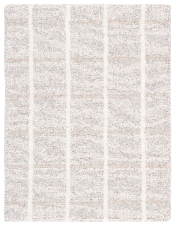 Safavieh Summit Luxurious Handcrafted Area Rug - Modern Design, Premium Wool & Cotton Blend For Elegance Grey 80% Wool,20% Cotton Sbl101f-2sq