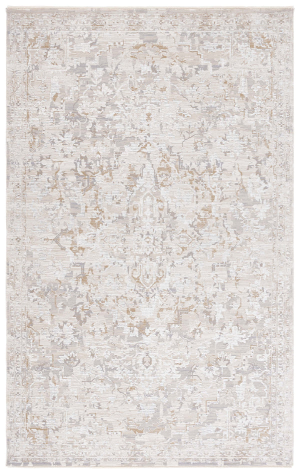 Safavieh Sabrina 841a Area Rug - Timeless Elegance In Ivory And Grey For A Sophisticated Home Decor Upgrade Ivory ,Grey 80% Polyester,20% Viscose Sbr841a-5