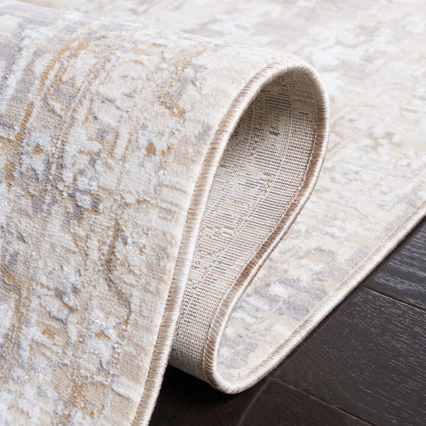 Safavieh Sabrina 841a Area Rug - Timeless Elegance In Ivory And Grey For A Sophisticated Home Decor Upgrade Ivory ,Grey 80% Polyester,20% Viscose Sbr841a-5
