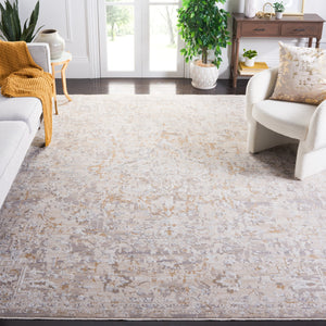 Safavieh Sabrina 841a Area Rug - Timeless Elegance In Ivory And Grey For A Sophisticated Home Decor Upgrade Ivory ,Grey 80% Polyester,20% Viscose Sbr841a-5