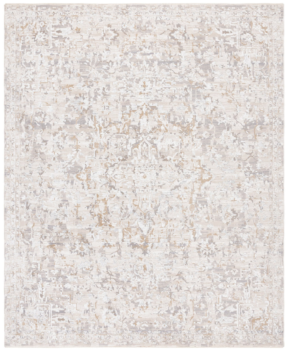 Safavieh Sabrina 841a Area Rug - Timeless Elegance In Ivory And Grey For A Sophisticated Home Decor Upgrade Ivory ,Grey 80% Polyester,20% Viscose Sbr841a-5