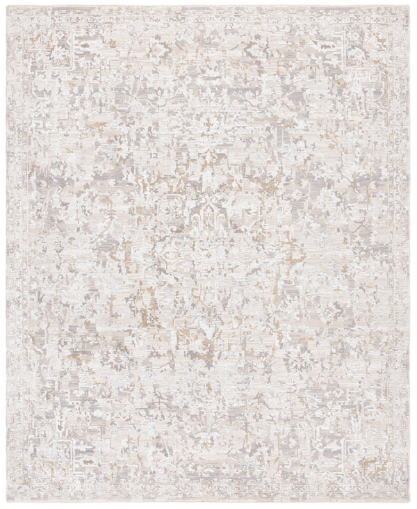 Safavieh Sabrina 841a Area Rug - Timeless Elegance In Ivory And Grey For A Sophisticated Home Decor Upgrade Ivory ,Grey 80% Polyester,20% Viscose Sbr841a-5