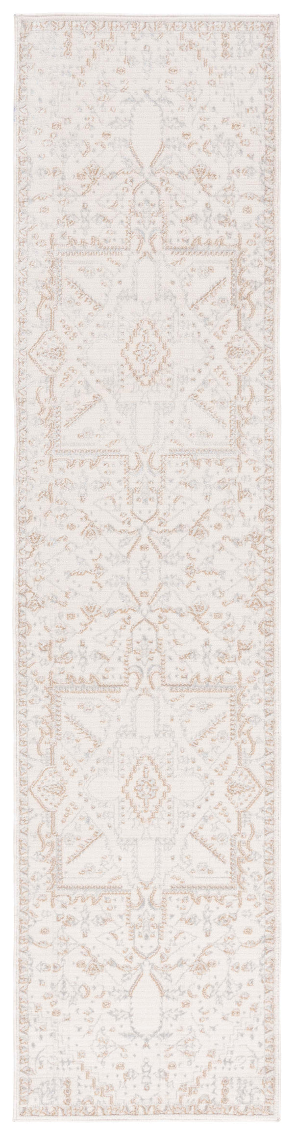 Safavieh Sabrina Exquisite Area Rug In Soft Hues, Power-loomed Elegance With Intricate Design For Any Room Ivory ,Grey 80% Polyester,20% Viscose Sbr842a-9