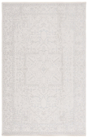 Safavieh Sabrina Exquisite Area Rug In Soft Hues, Power-loomed Elegance With Intricate Design For Any Room Ivory ,Grey 80% Polyester,20% Viscose Sbr842a-9