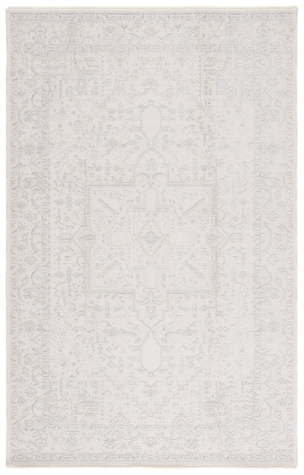 Safavieh Sabrina Exquisite Area Rug In Soft Hues, Power-loomed Elegance With Intricate Design For Any Room Ivory ,Grey 80% Polyester,20% Viscose Sbr842a-9