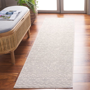 Safavieh Sabrina Area Rug: Timeless Elegance Meets Modern Sophistication For Your Stylish Living Space Ivory ,Grey 80% Polyester,20% Viscose Sbr843a-8