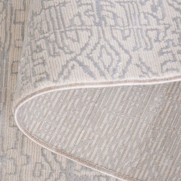 Safavieh Sabrina Area Rug: Timeless Elegance Meets Modern Sophistication For Your Stylish Living Space Ivory ,Grey 80% Polyester,20% Viscose Sbr843a-8