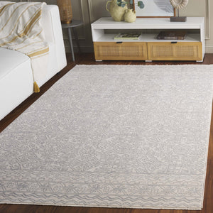 Safavieh Sabrina Area Rug: Timeless Elegance Meets Modern Sophistication For Your Stylish Living Space Ivory ,Grey 80% Polyester,20% Viscose Sbr843a-8