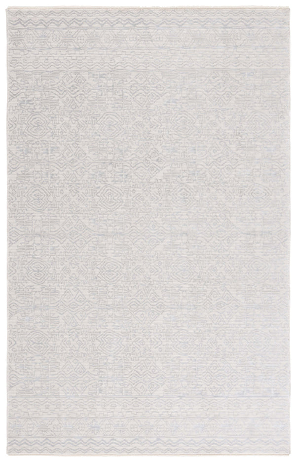 Safavieh Sabrina Area Rug: Timeless Elegance Meets Modern Sophistication For Your Stylish Living Space Ivory ,Grey 80% Polyester,20% Viscose Sbr843a-8