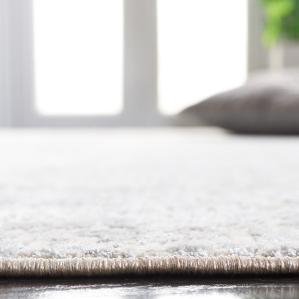 Safavieh Sabrina Area Rug: Timeless Elegance Meets Modern Sophistication For Your Stylish Living Space Ivory ,Grey 80% Polyester,20% Viscose Sbr843a-8