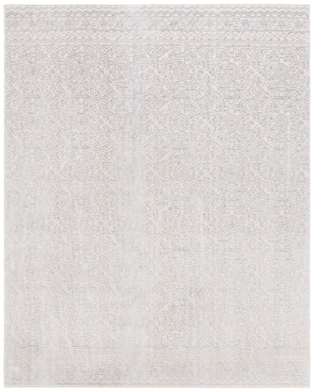 Safavieh Sabrina Area Rug: Timeless Elegance Meets Modern Sophistication For Your Stylish Living Space Ivory ,Grey 80% Polyester,20% Viscose Sbr843a-8