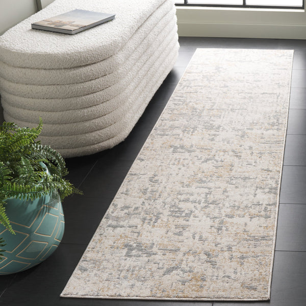 Safavieh Sabrina Elegant Area Rug For Living Space - Luxurious Softness, Durable Design & Modern Style Ivory ,Grey 80% Polyester,20% Viscose Sbr844a-5r