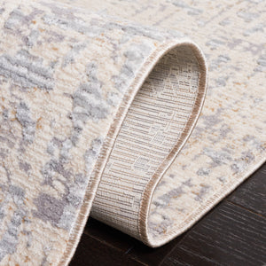 Safavieh Sabrina Elegant Area Rug For Living Space - Luxurious Softness, Durable Design & Modern Style Ivory ,Grey 80% Polyester,20% Viscose Sbr844a-5r