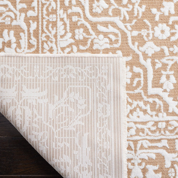 Safavieh Sabrina Transitional Area Rug - Luxurious Gold And Ivory Design For Timeless Living Room Elegance Gold ,Ivory 80% Polyester,20% Viscose Sbr847d-210