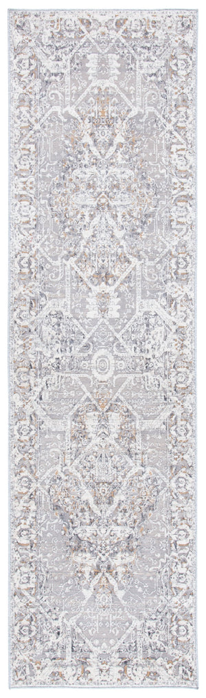 Safavieh Sabrina Exquisite Traditional Area Rug With Antique Floral Motifs For Timeless Elegance And Style Ivory ,Light Grey Polyester Sbrl834b-28