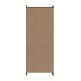 Ratzer Storage Cabinet in Brown and White SC-317AMC192 Manhattan Comfort