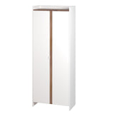 Ratzer Storage Cabinet in White and Brown SC-317AMC193 Manhattan Comfort