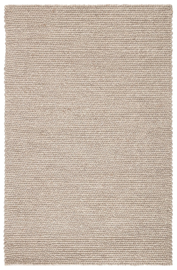 Jaipur Living Scandinavia Dula Braiden Scd08 Handwoven Handmade 100% Wool Solids Solid Indoor Rug Light Taupe, Cream 100% Wool, 100% Cotton Rug113089