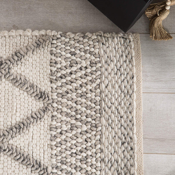 Jaipur Living Jaipur Living Sandhurst Handwoven Wool Tribal Geometric Rug for Cozy Bedroom Spaces 8' x 10' RUG129221