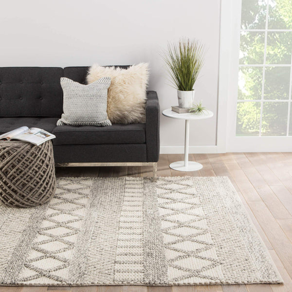 Jaipur Living Jaipur Living Sandhurst Handwoven Wool Tribal Geometric Rug for Cozy Bedroom Spaces 8' x 10' RUG129221