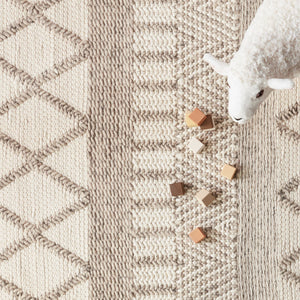 Jaipur Living Jaipur Living Sandhurst Handwoven Wool Tribal Geometric Rug for Cozy Bedroom Spaces 8' x 10' RUG129221