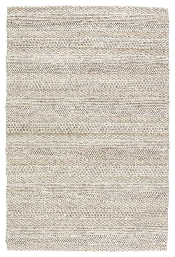 Jaipur Living Scandinavia Dula Lagom Scandinavian Contemporary Handmade Indoor Rug Ivory 5'x8'