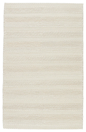 Jaipur Living Scandinavia Dula Lagom Scd28 Handwoven Handmade 100% Wool Solids Solid Indoor Rug Ivory 100% Wool, 100% Cotton Rug153191