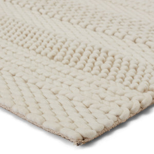 Jaipur Living Scandinavia Dula Lagom Scd28 Handwoven Handmade 100% Wool Solids Solid Indoor Rug Ivory 100% Wool, 100% Cotton Rug153191