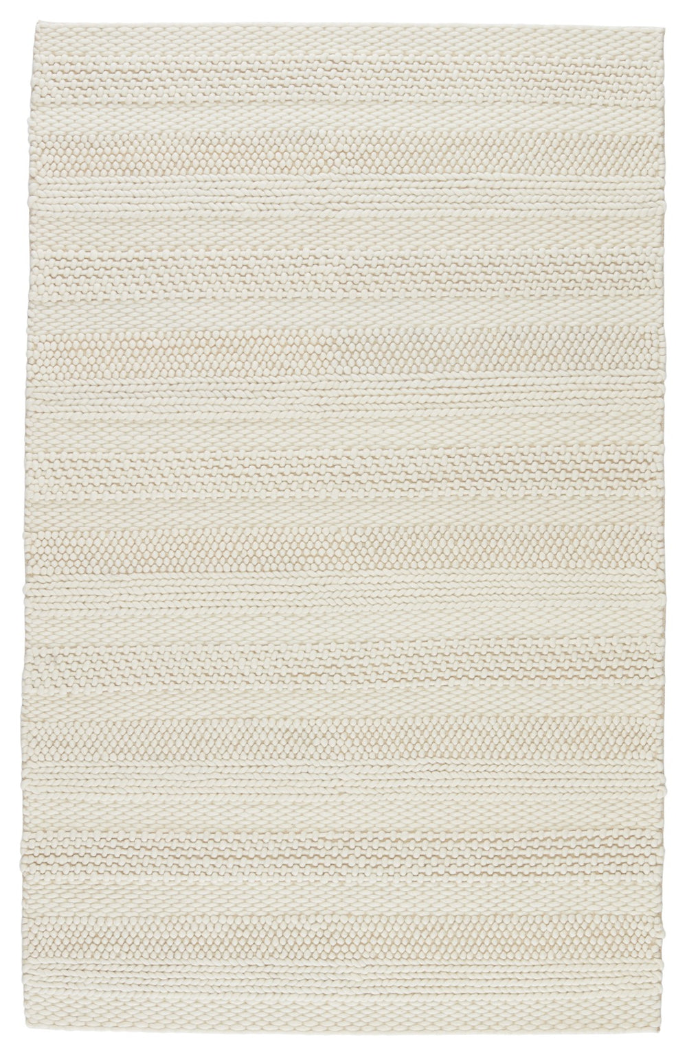Jaipur Living Scandinavia Dula Lagom Scandinavian Contemporary Handmade Indoor Rug Ivory 5'x8'