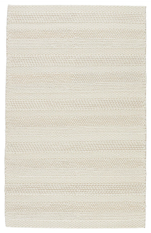 Jaipur Living Scandinavia Dula Lagom Scandinavian Contemporary Handmade Indoor Rug Ivory 5'x8'