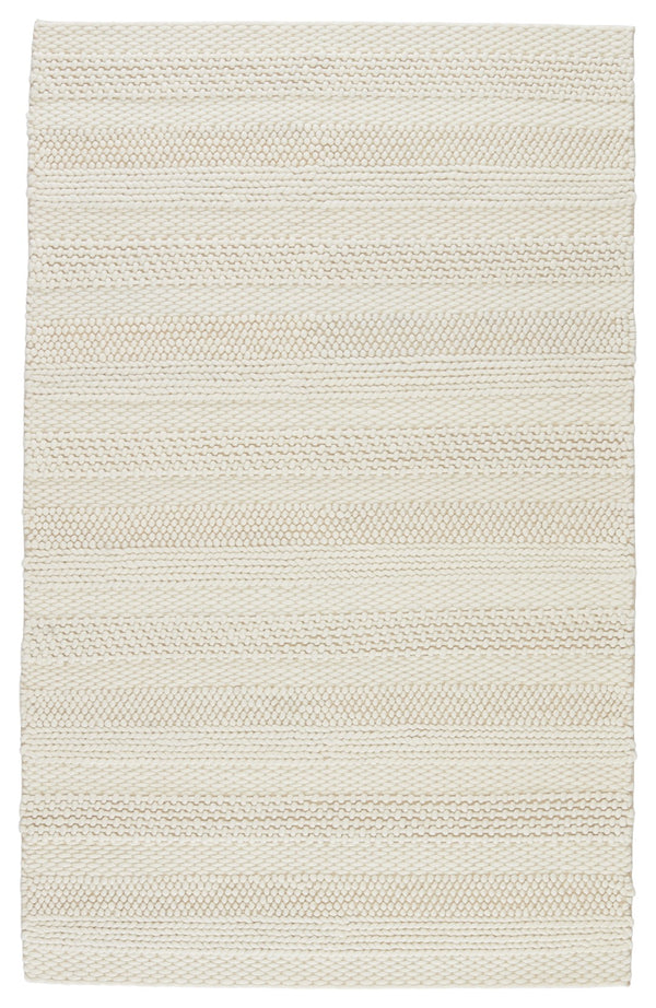 Jaipur Living Scandinavia Dula Lagom Scandinavian Contemporary Handmade Indoor Rug Ivory 5'x8'