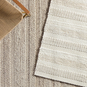 Jaipur Living Scandinavia Dula Lagom Scandinavian Contemporary Handmade Indoor Rug Ivory 5'x8'