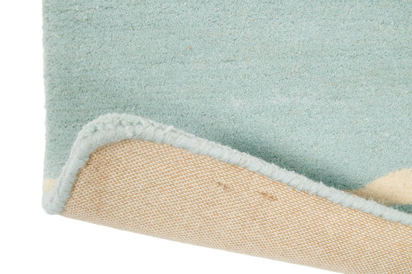 Brink & Campman Scion Mr-Fox-Aqua Blue/Orange 4'7" x 6'7"