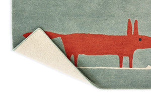 Brink & Campman Scion Mr-Fox-Mint/Poppy Blue/Orange 4'7" x 6'7"