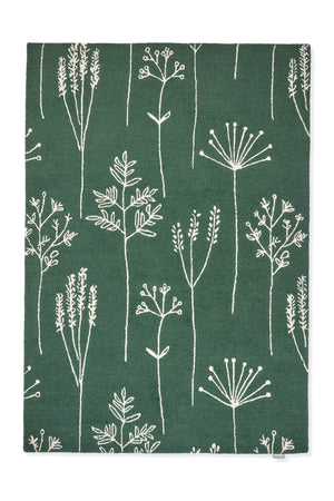 Brink & Campman Scion Stipa Green/White 8'2" x 11'6"