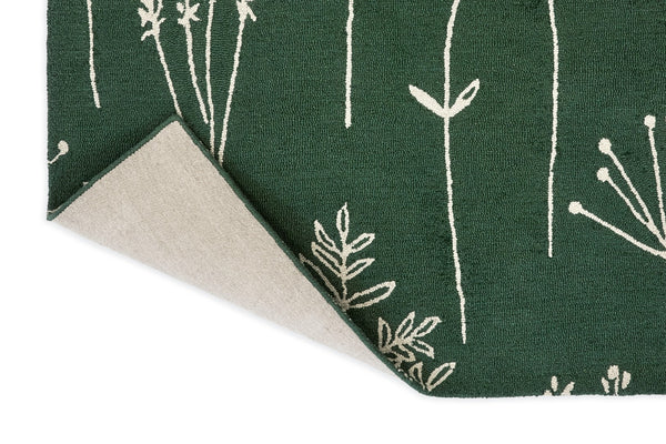 Brink & Campman Scion Stipa Green/White 8'2" x 11'6"