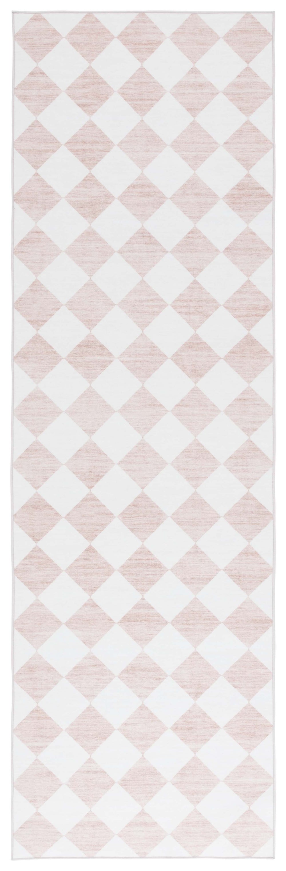 Safavieh Santa Elegant Geometric Diamond Area Rug - Soft Polyester, Machine Washable, Perfect For Any Space Ivory ,Beige Polyester Scl938c-6r