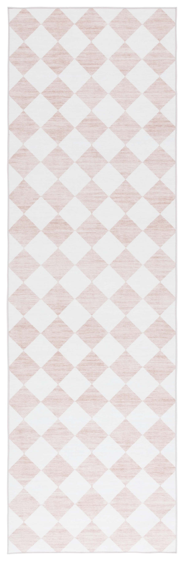 Safavieh Santa Elegant Geometric Diamond Area Rug - Soft Polyester, Machine Washable, Perfect For Any Space Ivory ,Beige Polyester Scl938c-6r