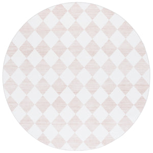 Safavieh Santa Elegant Geometric Diamond Area Rug - Soft Polyester, Machine Washable, Perfect For Any Space Ivory ,Beige Polyester Scl938c-6r