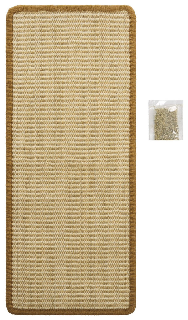 Safavieh Sisal Natural Fiber Cat Scratching Mat Boucle Woven Neutral Beige Floor Pad SCM100B-1024