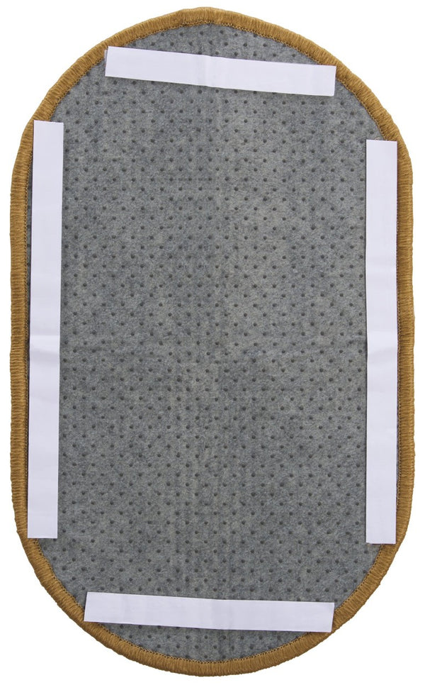 Safavieh Sisal Cat Scratch Oval Mat Boucle Woven Jute Blend Neutral Beige Pet Floor Accent SCM100B-20OV