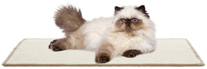 Safavieh Sisal Boucle Cat Scratch Mat Ivory Polypropylene Blend Flat Lay Rug for Any Room SCM100C-14