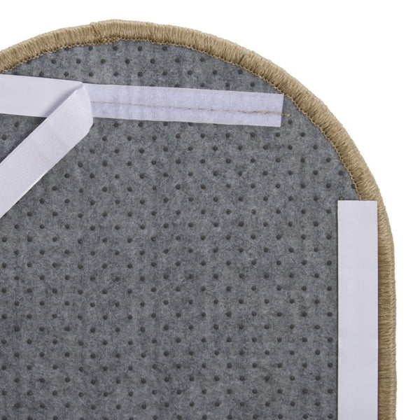 Safavieh Sisal Boucle Oval Scratching Mat Ivory Polypropylene Blend for Modern Pet Friendly Spaces SCM100C-20OV