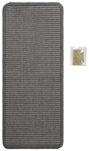 Safavieh Sisal Cat Scratch Mat Boucle Weave Flat Lay Gray Polypropylene Blend Floor Accent SCM100F-1024