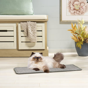 Safavieh Sisal Cat Scratch Mat Boucle Weave Flat Lay Gray Polypropylene Blend Floor Accent SCM100F-1024