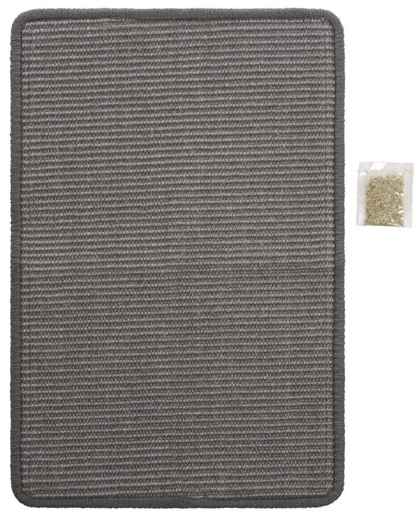 Safavieh Sisal and Polypropylene Boucle Cat Scratch Mat Neutral Gray Flat Floor Accent SCM100F-14